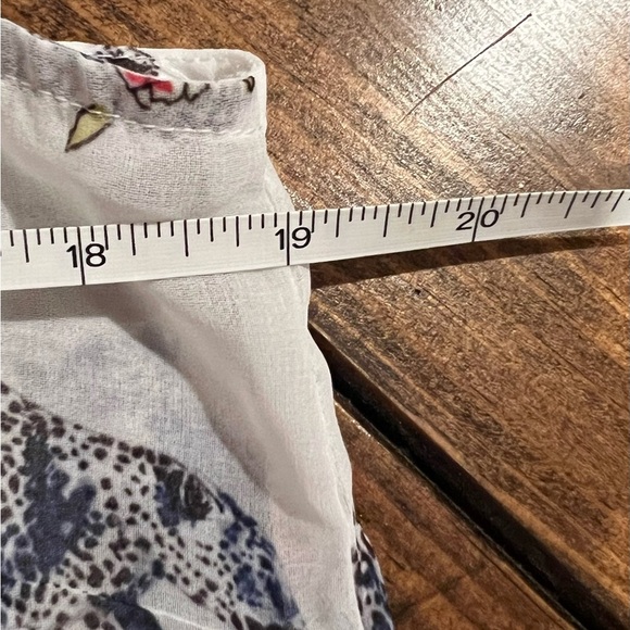 Pretty Little Liars by Aeropostale XL sheer sleeveless top, open back, EUC - Picture 7 of 9